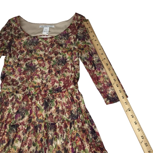 AMERICAN RAG Floral Lace Multi Color Open Back Mini Dress - Women’s Medium - Picture 10 of 15